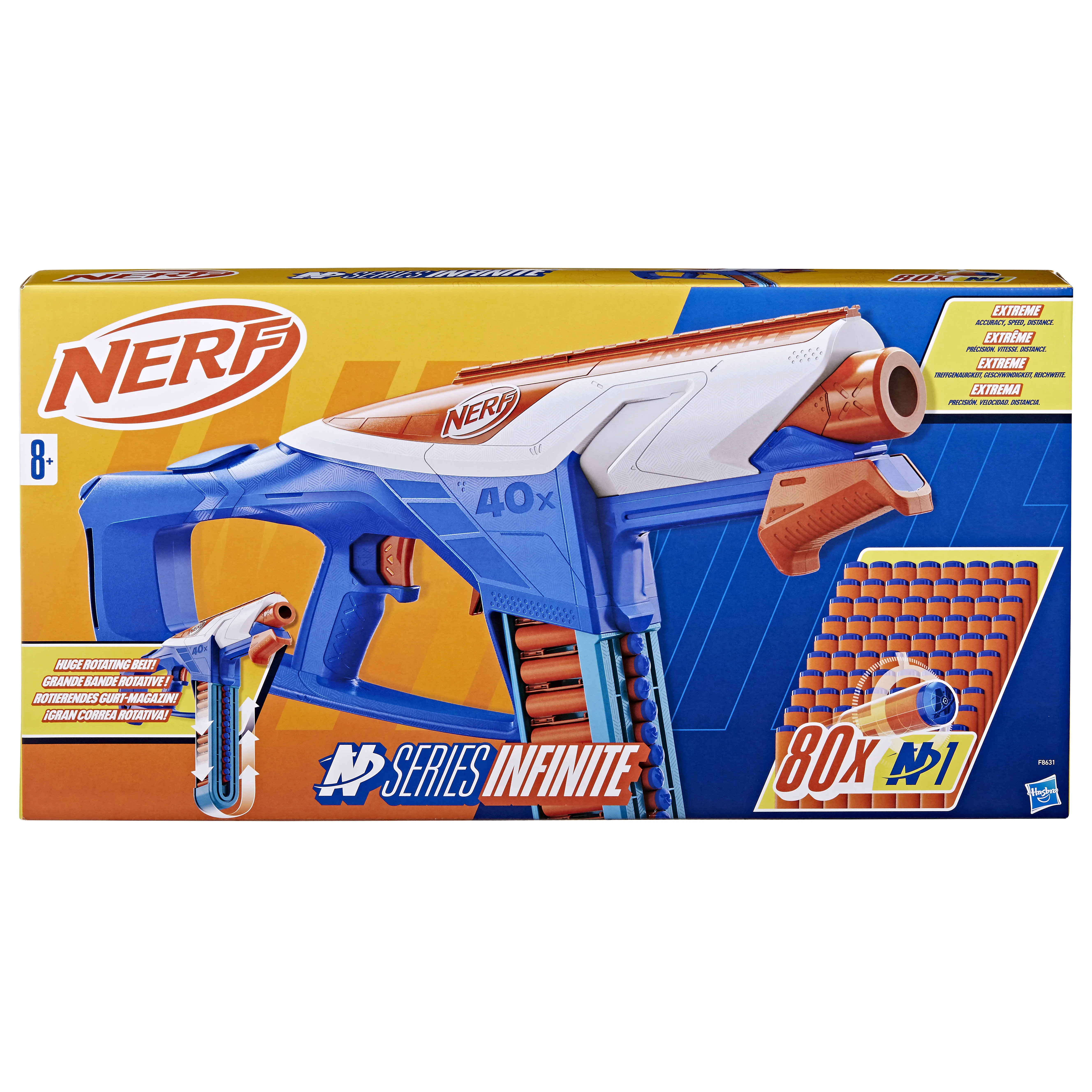 Hasbro Nerf N Series Infinite, dart blaster (blue/orange)