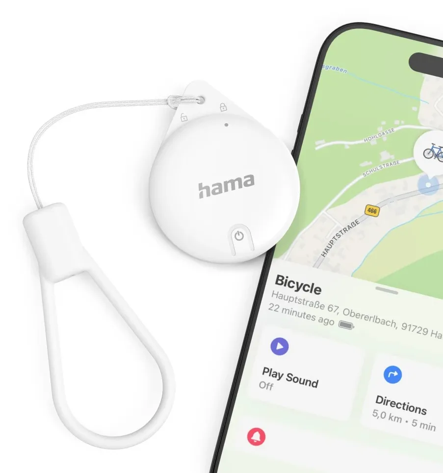 HAMA Item finder for Apple &quot;Find My&quot; App Bluetooth 1 pcs White