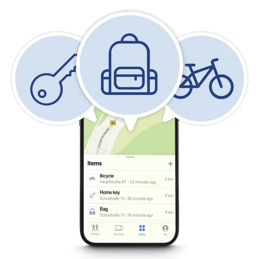 HAMA Item finder for Apple &quot;Find My&quot; App Bluetooth 1 pcs White