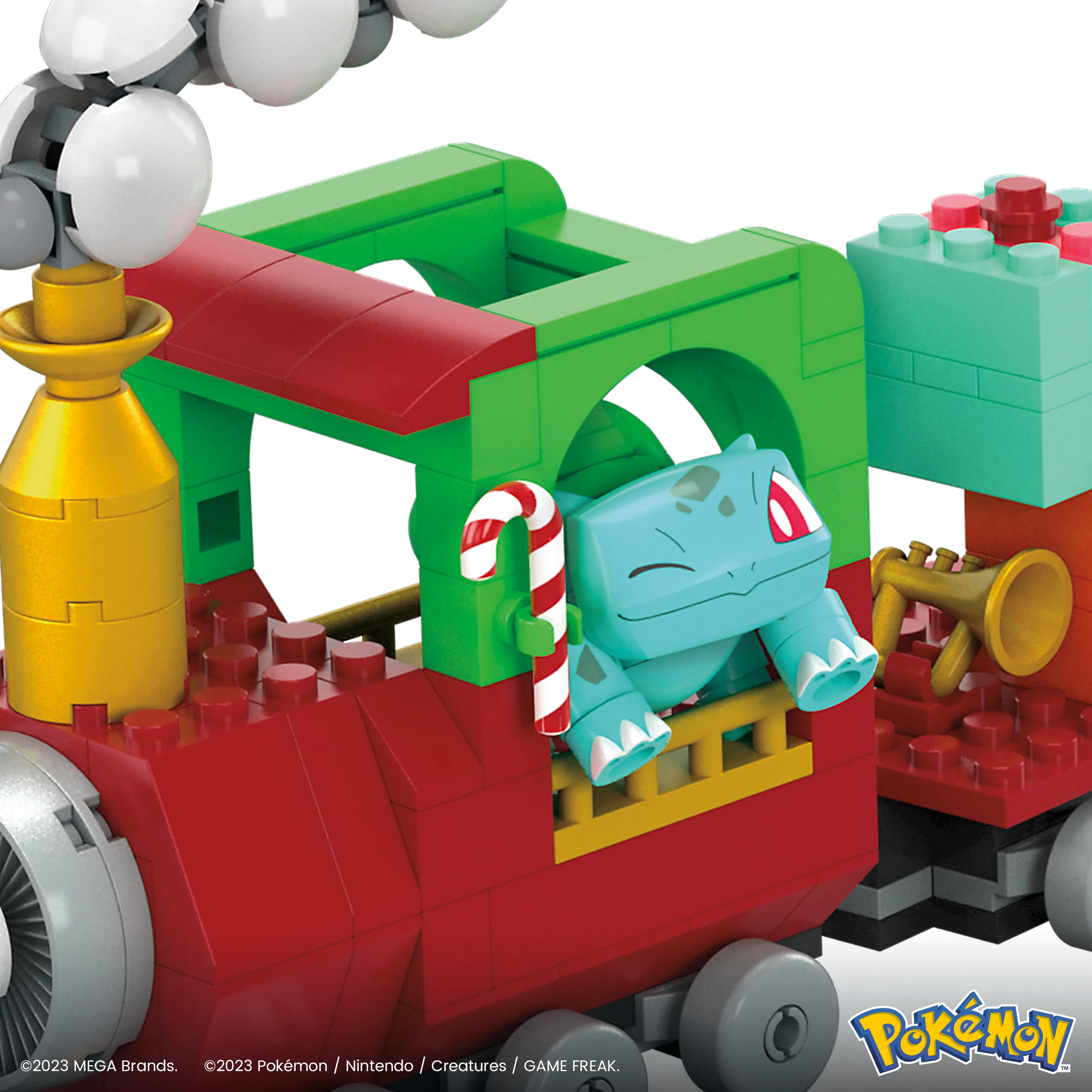 Mattel MEGA Pok&eacute;mon Holiday Train Construction Toy
