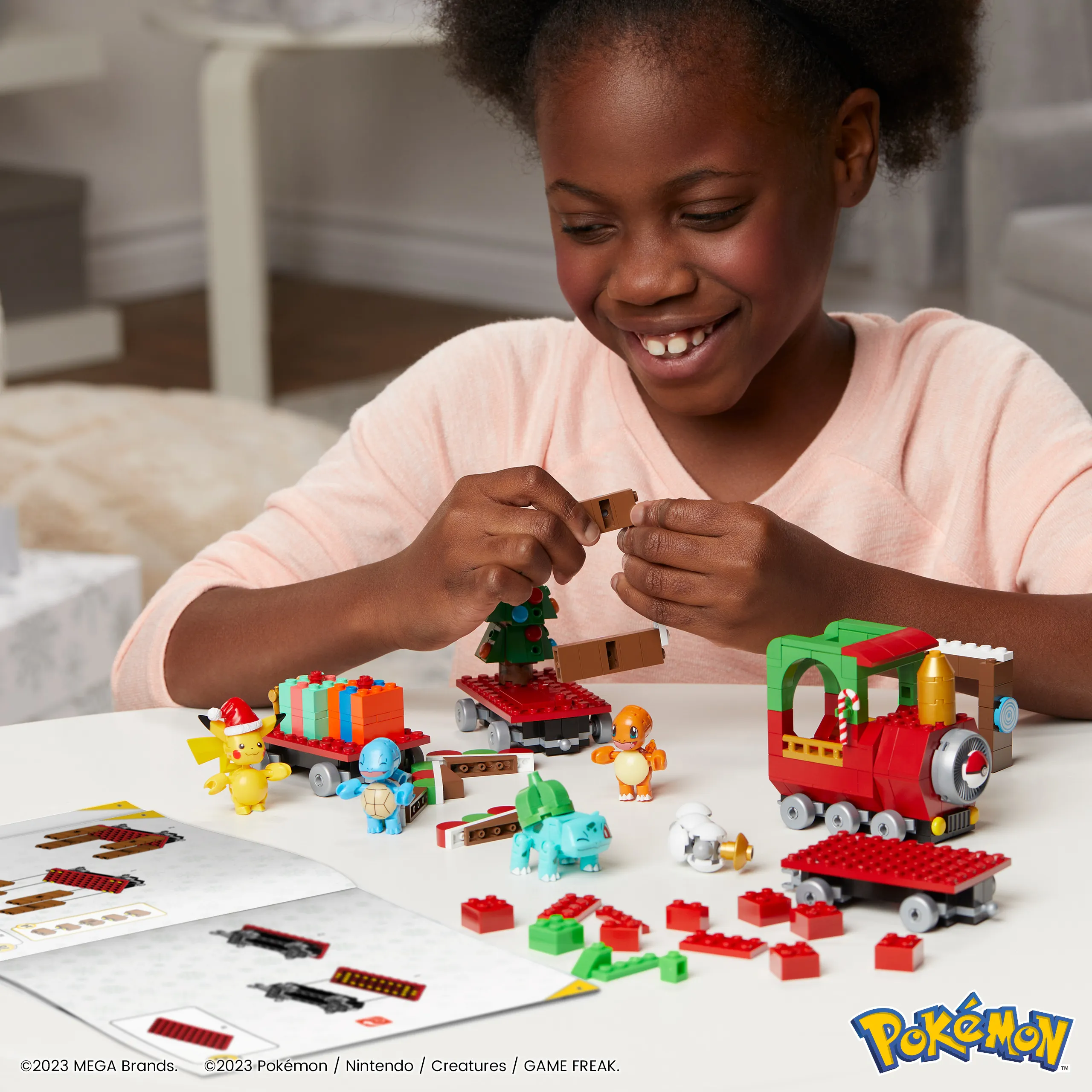 Mattel MEGA Pok&eacute;mon Holiday Train Construction Toy