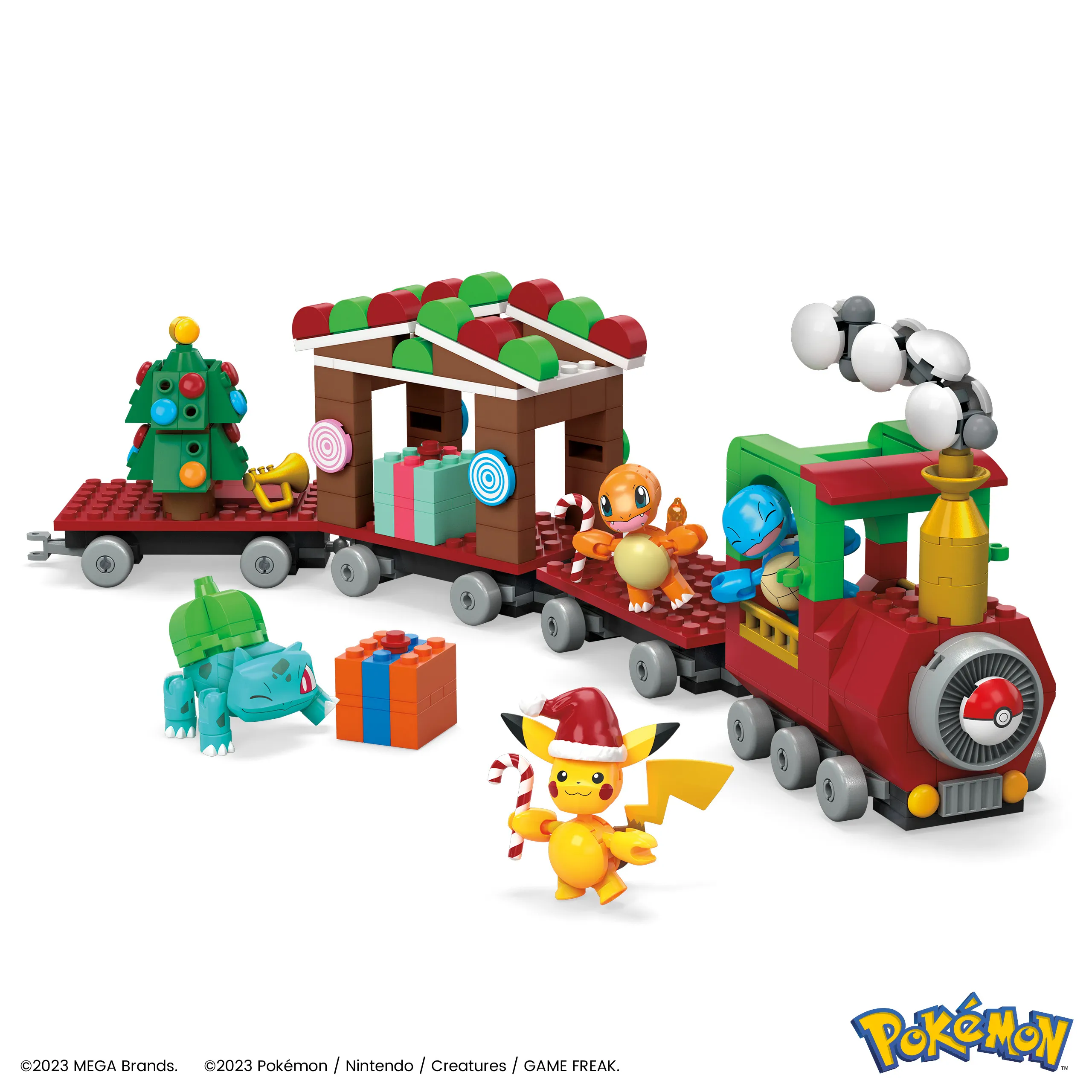 Mattel MEGA Pok&eacute;mon Holiday Train Construction Toy
