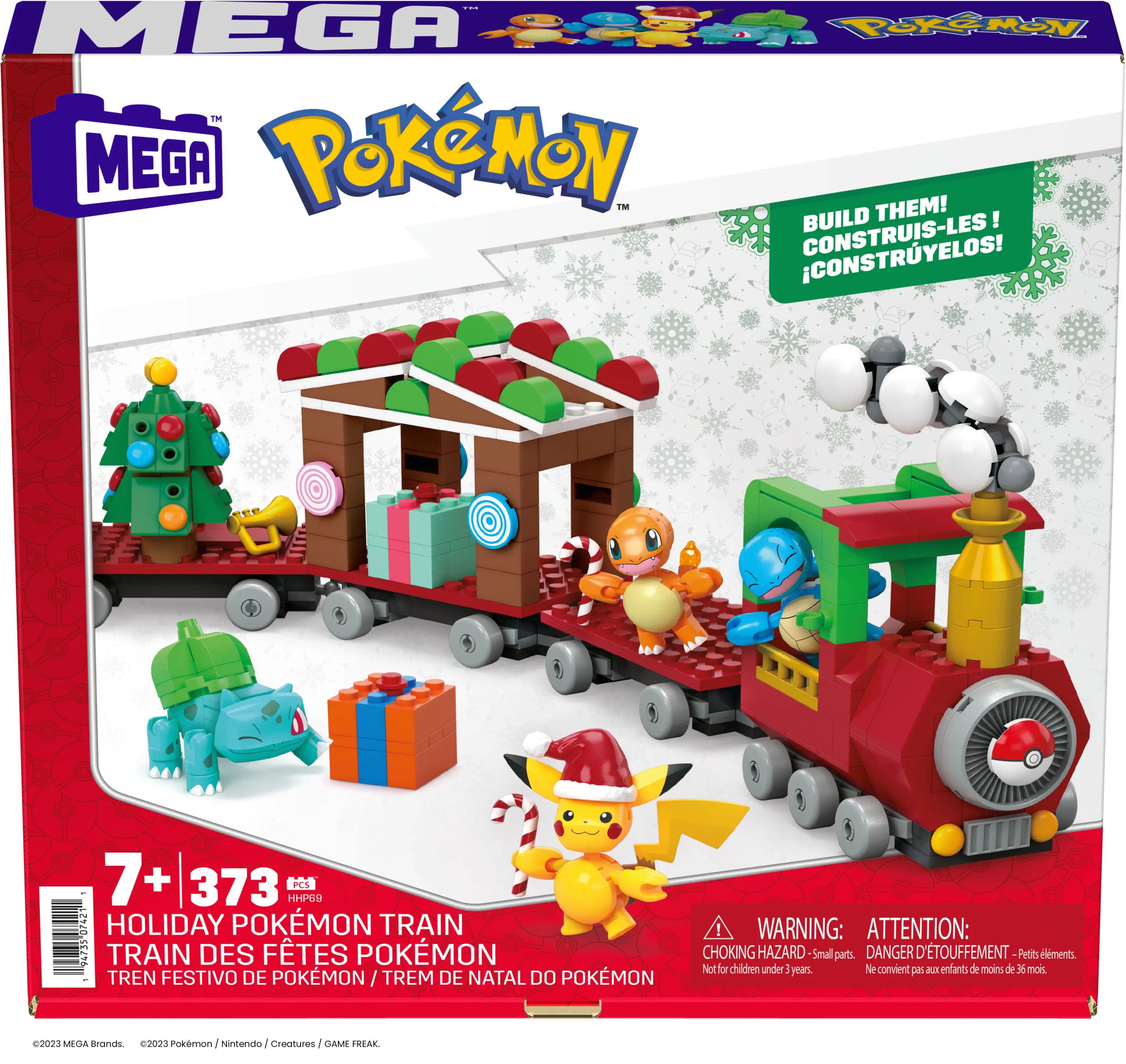 Mattel MEGA Pok&eacute;mon Holiday Train Construction Toy