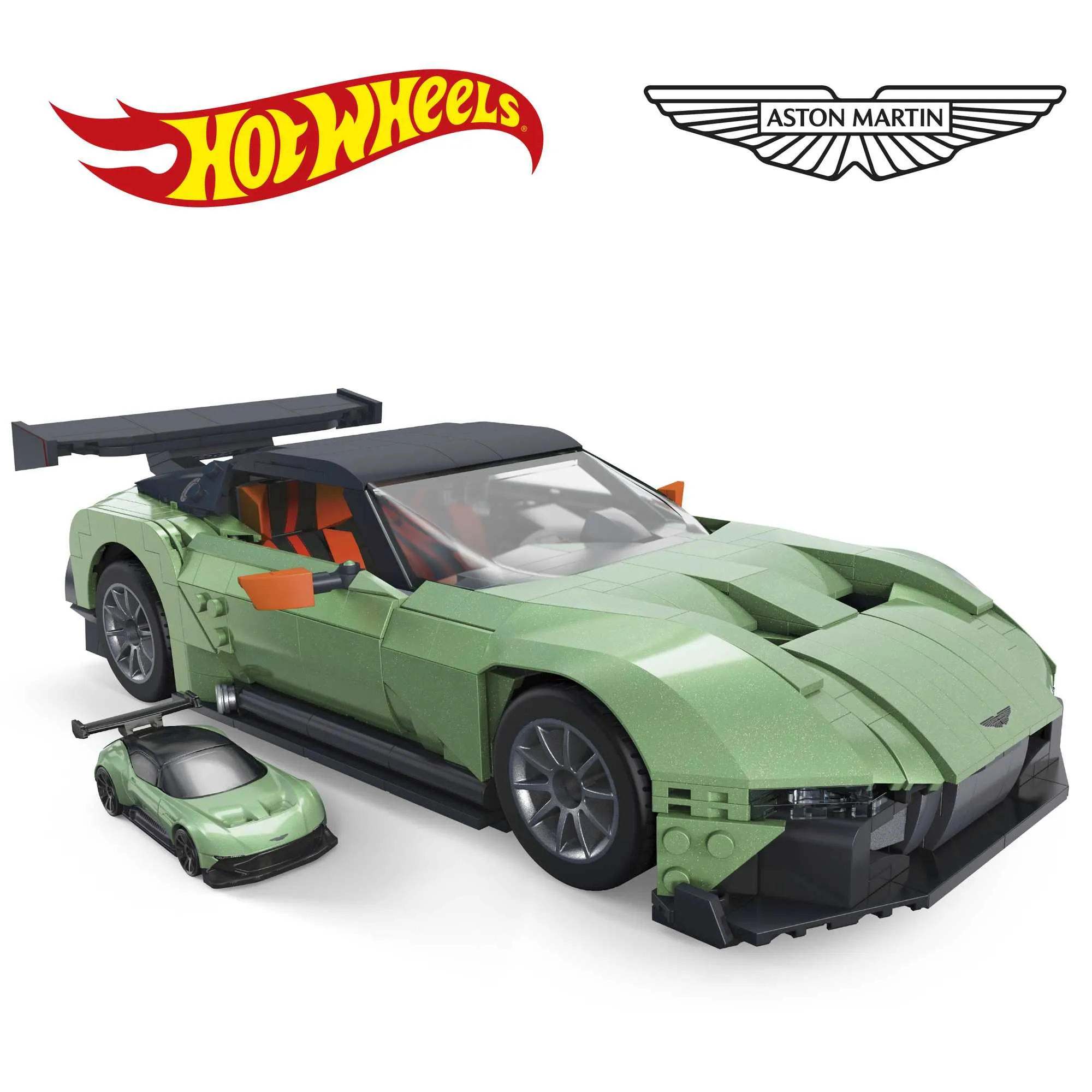 Mattel MEGA Hot Wheels Collector Aston Martin Vulcan Construction Toy (1:18 Scale)