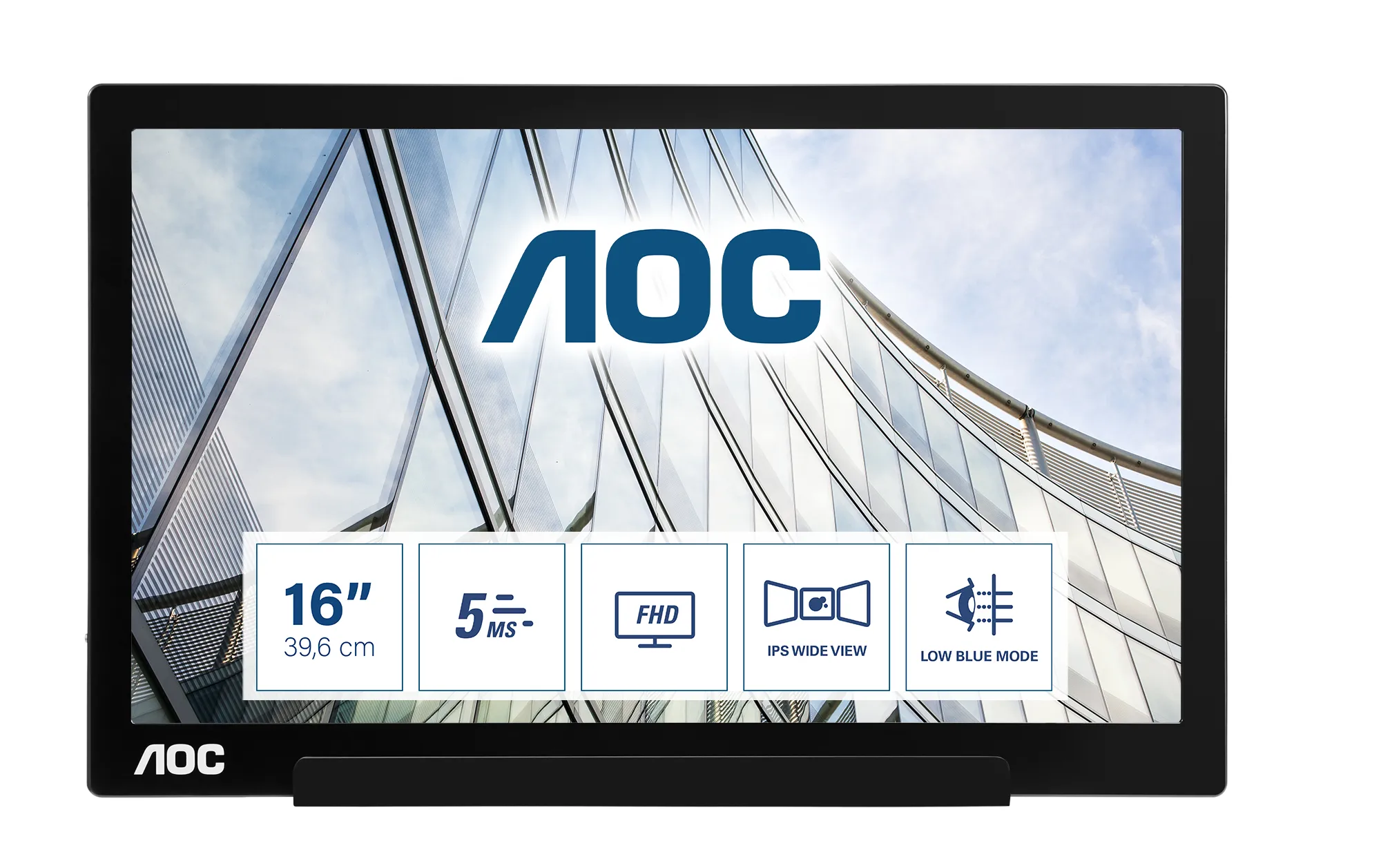 AOC 15.6&quot; I1601FWUX, Full HD, USB-C, IPS - monitor