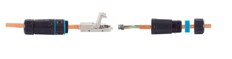Outdoor LAN CAT6 STP Connector