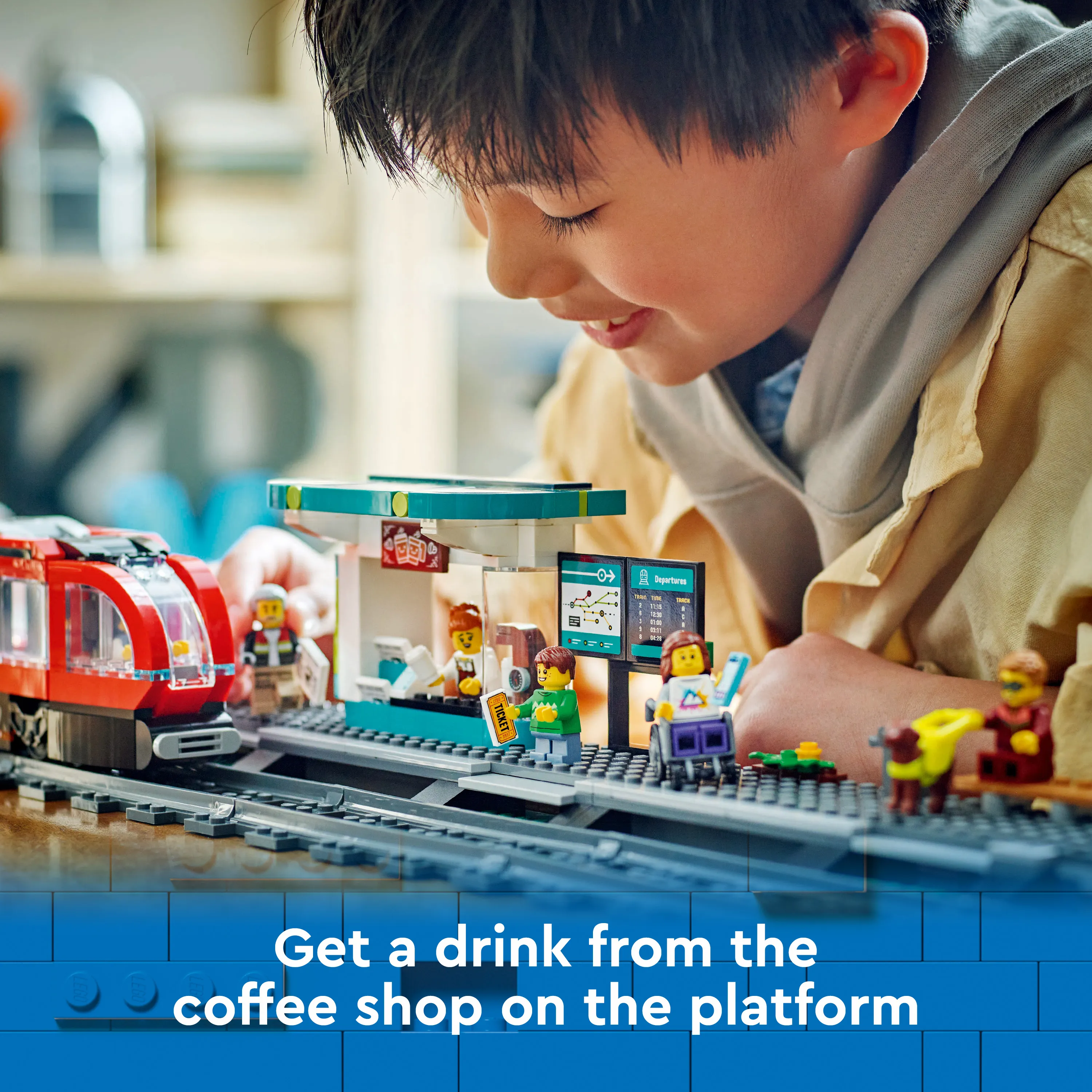 LEGO City Central City Express Sp&aring;rvagnsh&aring;llplats 60423