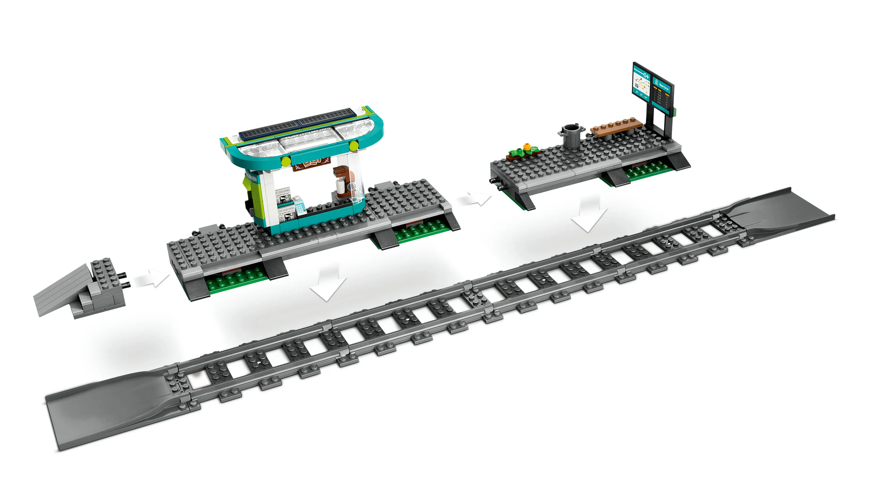 LEGO City Central City Express Sp&aring;rvagnsh&aring;llplats 60423