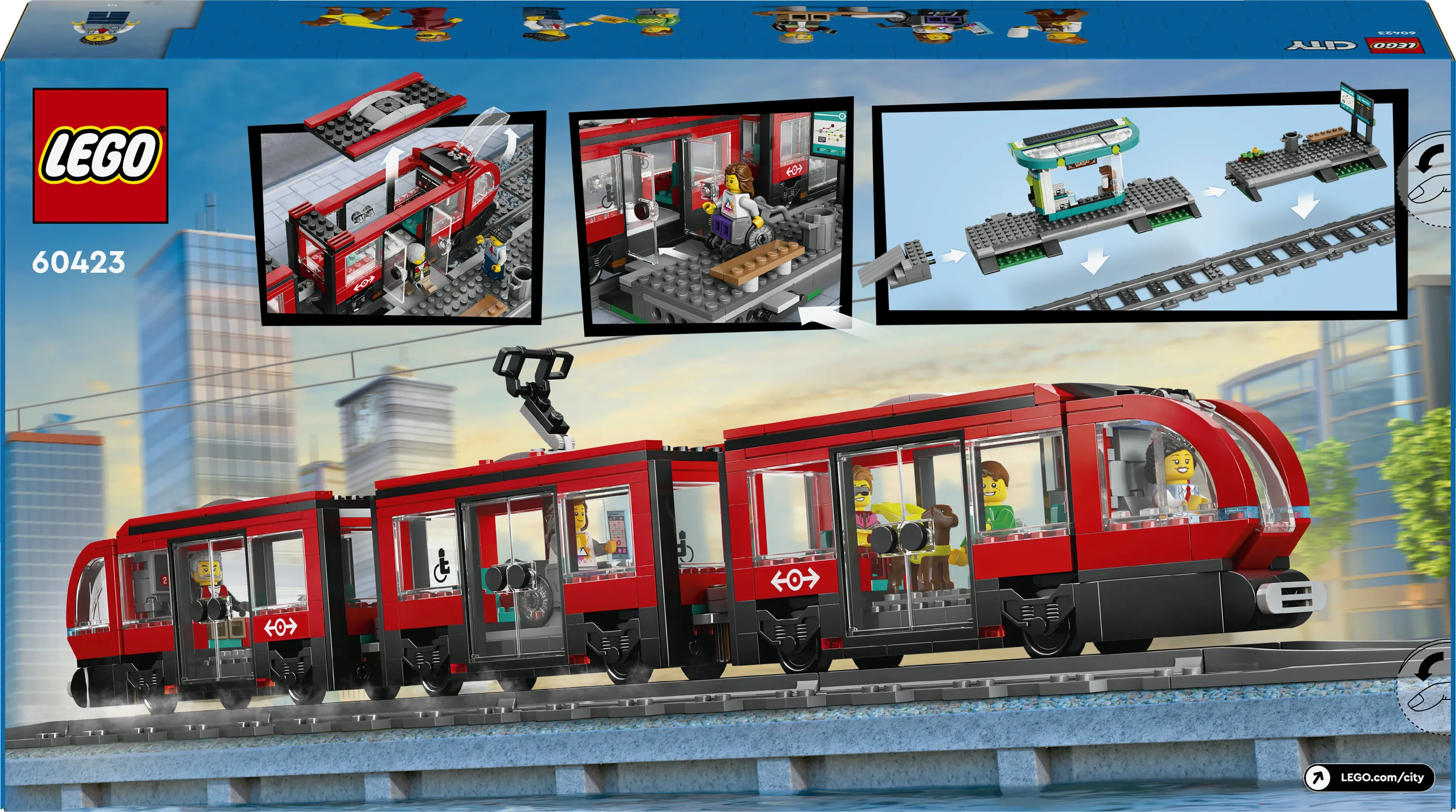LEGO City Central City Express Sp&aring;rvagnsh&aring;llplats 60423