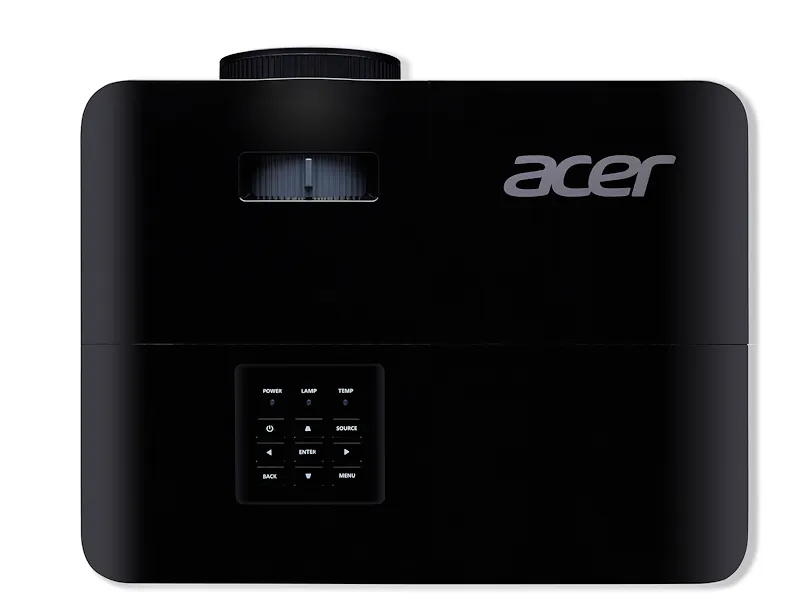 Acer X129H DLP XGA 4800 ANSI lm -projektori, musta