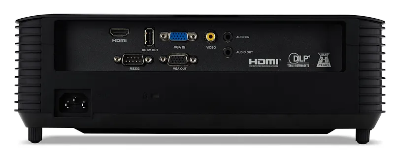 Acer X129H DLP XGA 4800 ANSI lm -projektori, musta