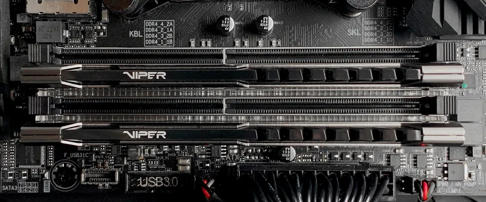 Patriot Viper Steel 64GB (2 x 32GB) DDR4 3200 MHz, CL16 - memory