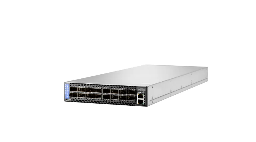 HPE StoreFabric SN2100M 100GbE 8 QSFP28 Half Width - Kytkin - L3 - Hallinnoitu - 8 x 100 Gigabit QSFP28 - r&auml;kkiin asennettava malleihin HPE J2000, Apollo 4200,