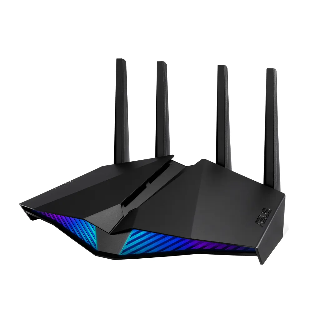Asus RT-AX82U Dual Band, PS5 compatible, RGB lighting, WiFi 6 - gaming router