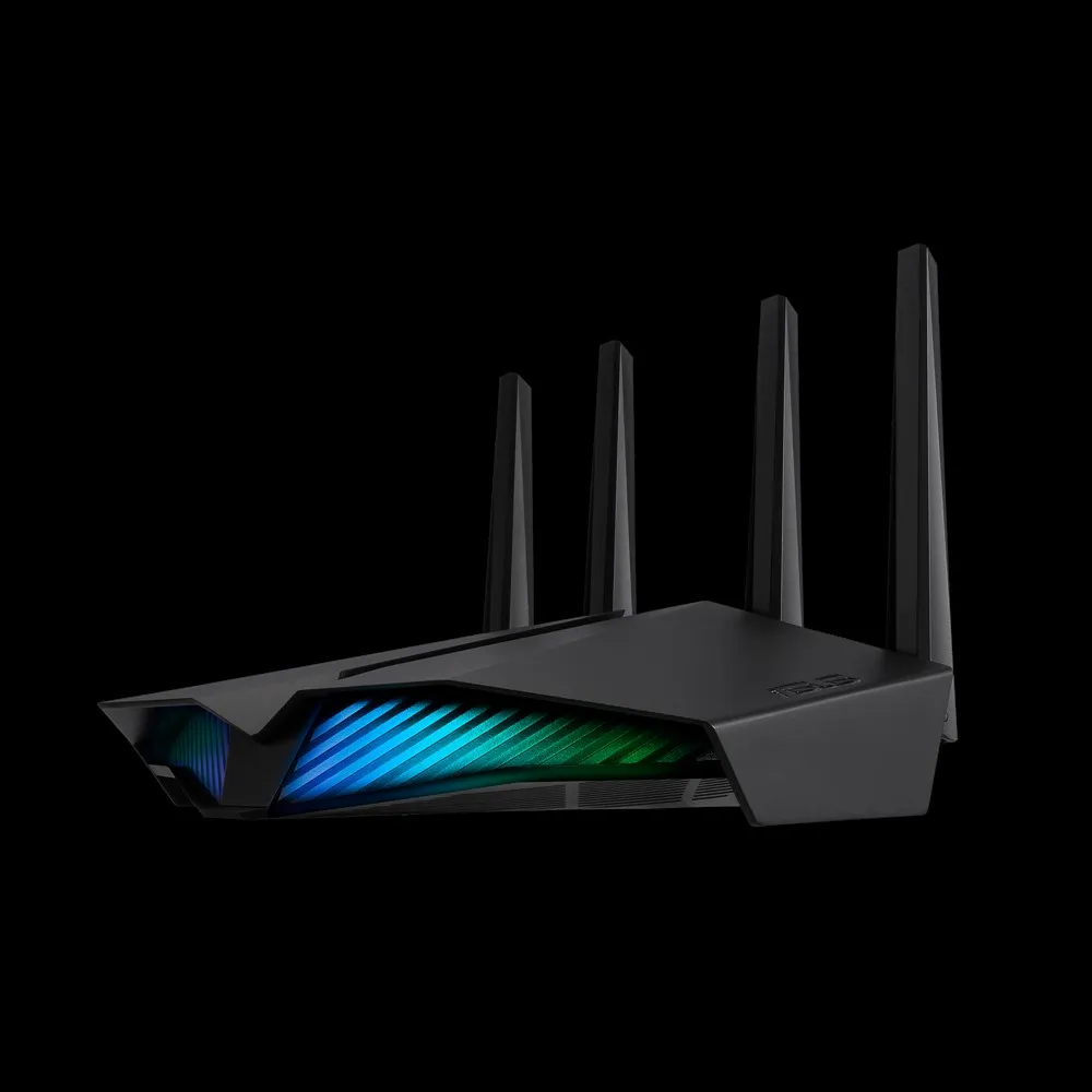Asus RT-AX82U Dual Band, PS5 compatible, RGB lighting, WiFi 6 - gaming router