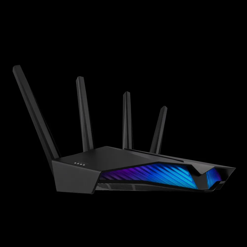 Asus RT-AX82U Dual Band, PS5 compatible, RGB lighting, WiFi 6 - gaming router