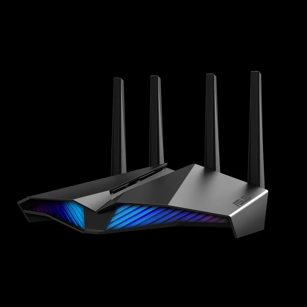 Asus RT-AX82U Dual Band, PS5 compatible, RGB lighting, WiFi 6 - gaming router