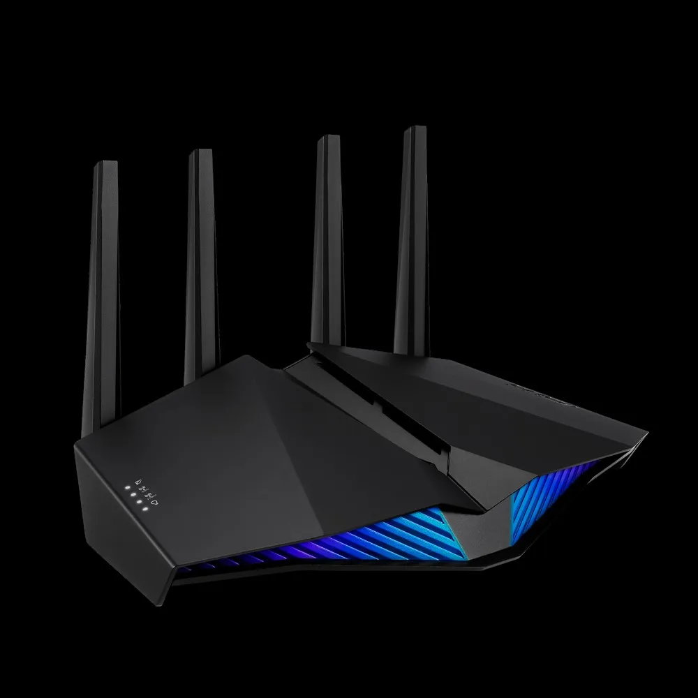 Asus RT-AX82U Dual Band, PS5 compatible, RGB lighting, WiFi 6 - gaming router