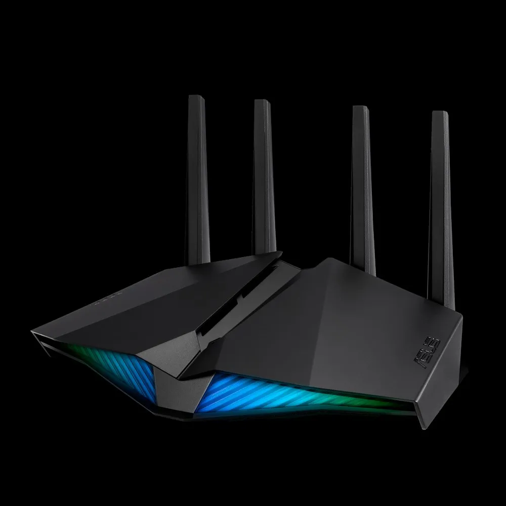 Asus RT-AX82U Dual Band, PS5 compatible, RGB lighting, WiFi 6 - gaming router