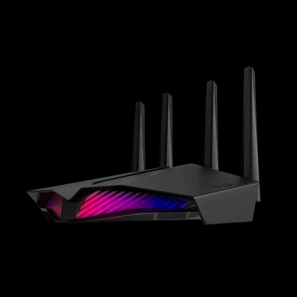 Asus RT-AX82U Dual Band, PS5 compatible, RGB lighting, WiFi 6 - gaming router