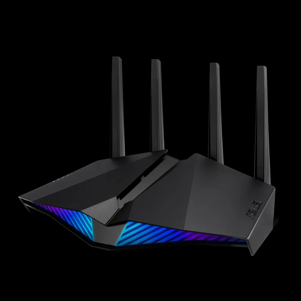 Asus RT-AX82U Dual Band, PS5 compatible, RGB lighting, WiFi 6 - gaming router