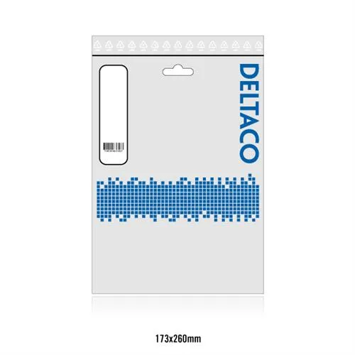 Deltaco DisplayPort – HDMI - kabel, 2 m, Svart