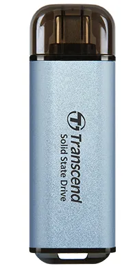 Transcend ESD300C 512 GB USB-C - extern SSD, Blå