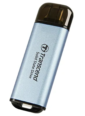 Transcend ESD300C 512 GB USB-C - extern SSD, Blå