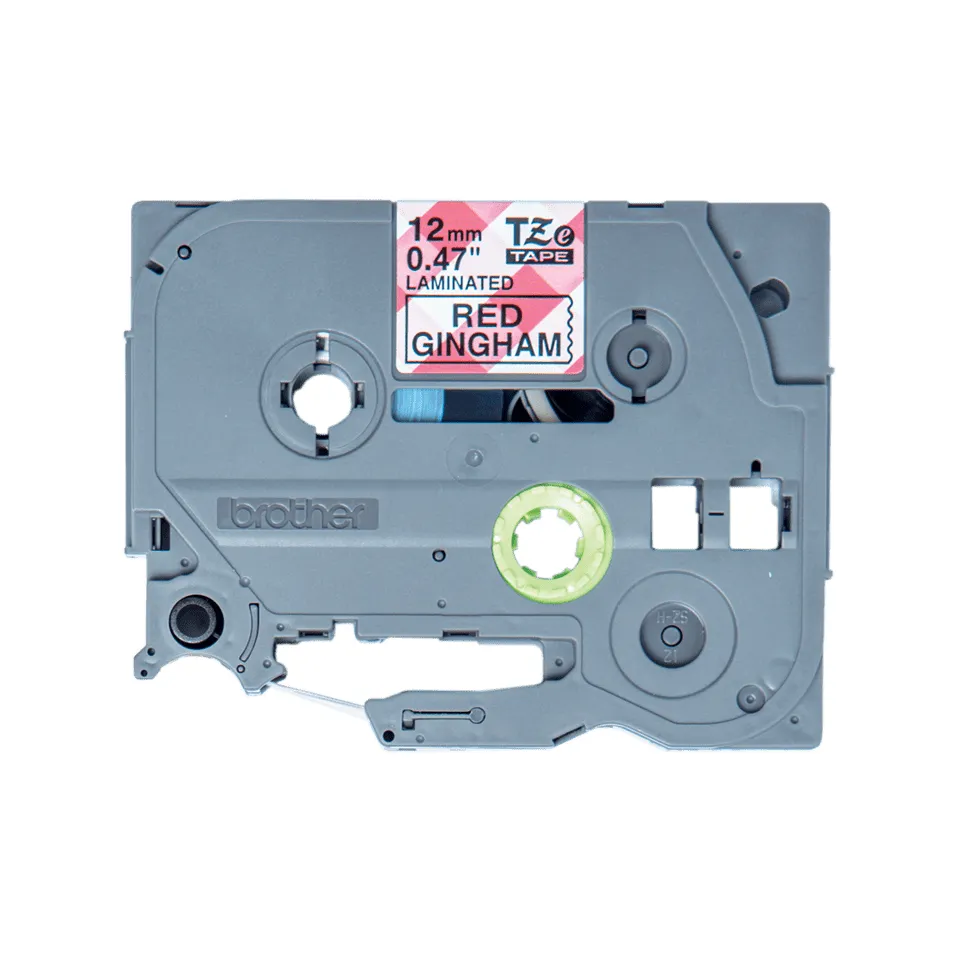 BROTHER tape black/square pattern 12mm/4m