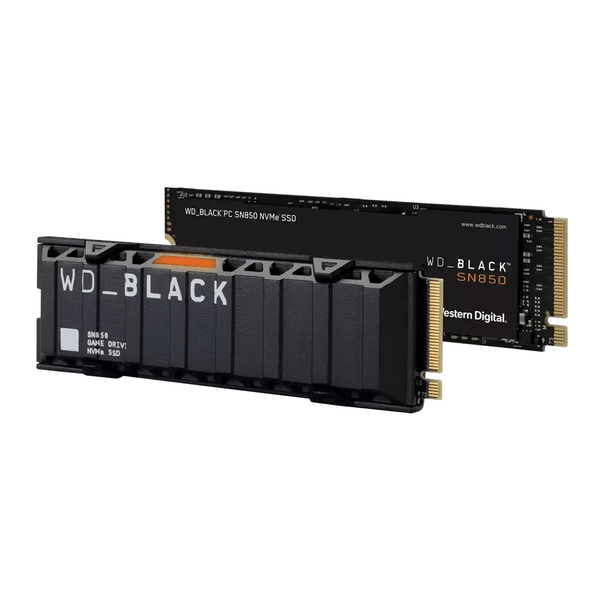 WD Black SN850 Heatsink 500 Gt M.2 PCIe 4.0 NVMe -SSD-levy