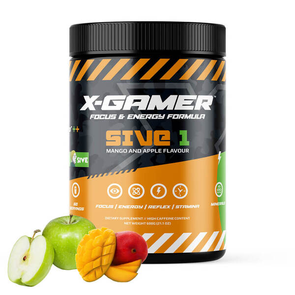 X-GAMER X-Tubz Sive 1 600g