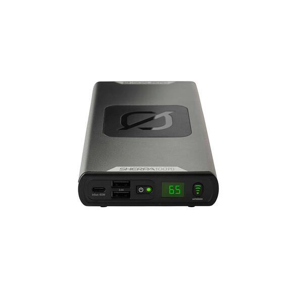 Goal Zero Sherpa 100PD 25600mAh, 60W -varavirtal&auml;hde, Musta