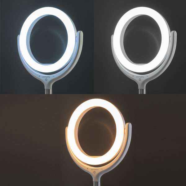 Selfie Ring Light LoomiPod Desk Lamp white