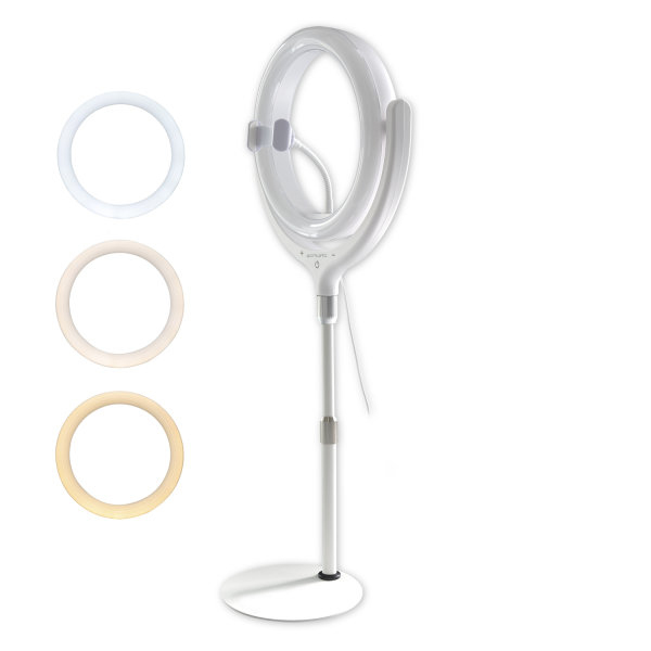 Selfie Ring Light LoomiPod Desk Lamp white
