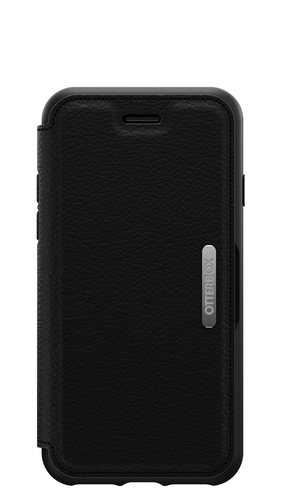 OtterBox Strada, iPhone 7/8/SE - Wallet Case, Black