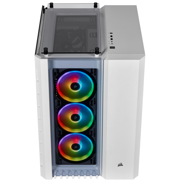 Corsair 680X RGB - miditower chassi, Vit