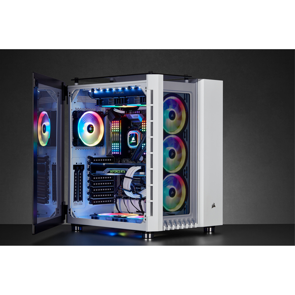 Corsair 680X RGB - miditornikotelo, Valkoinen