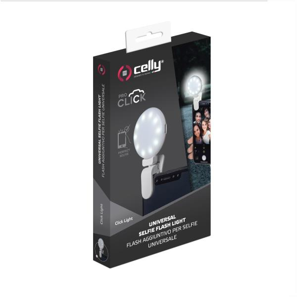 CELLY SELFIE FLASH LIGHT WHITE
