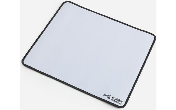Glorious GW-L Gaming Mousepad, 330x280 mm, White