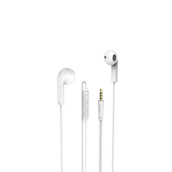 HAMA Advance In-Ear Mic White