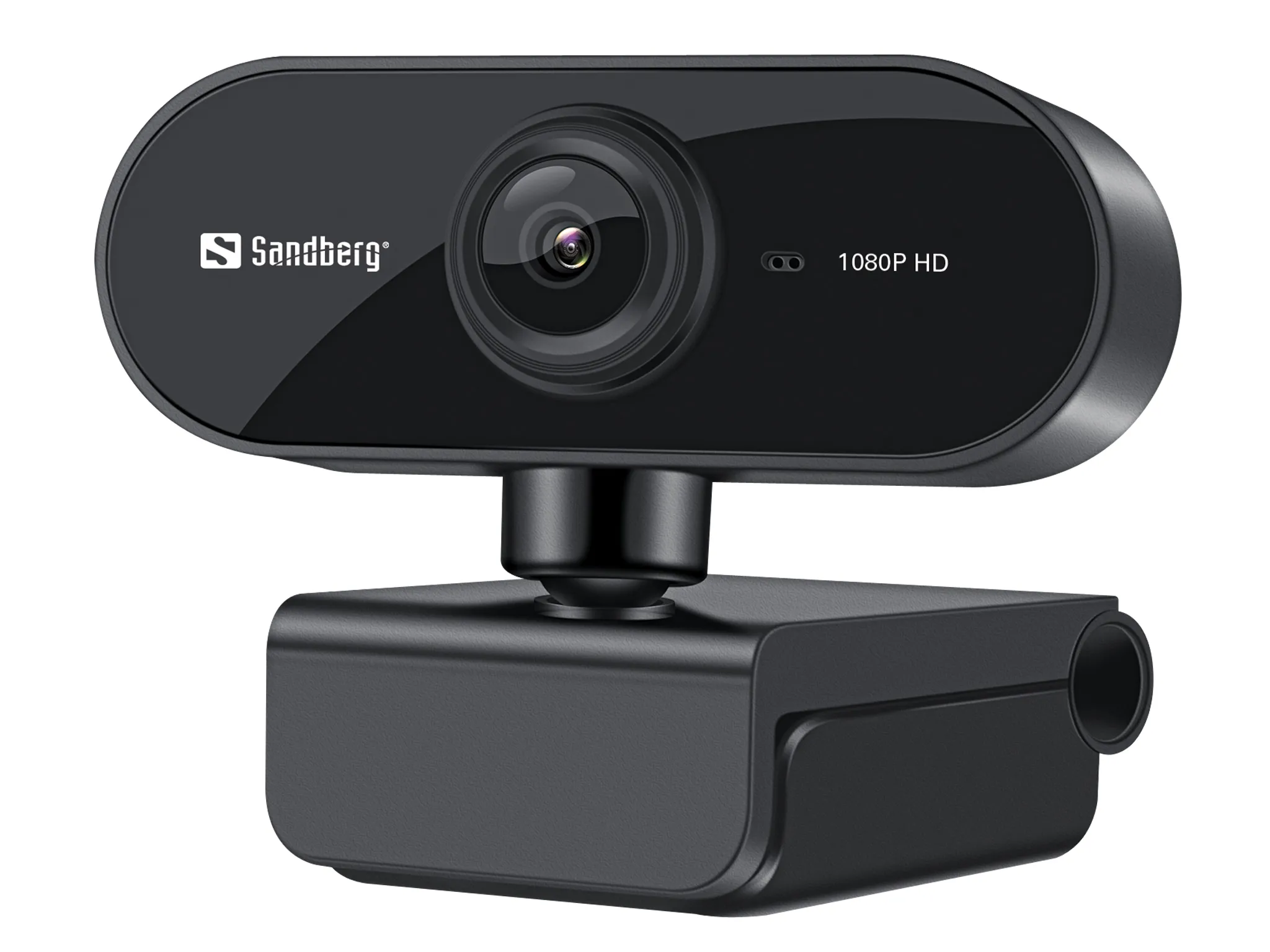 Sandberg USB Webcam Flex Full HD 1080p Webcam, Black