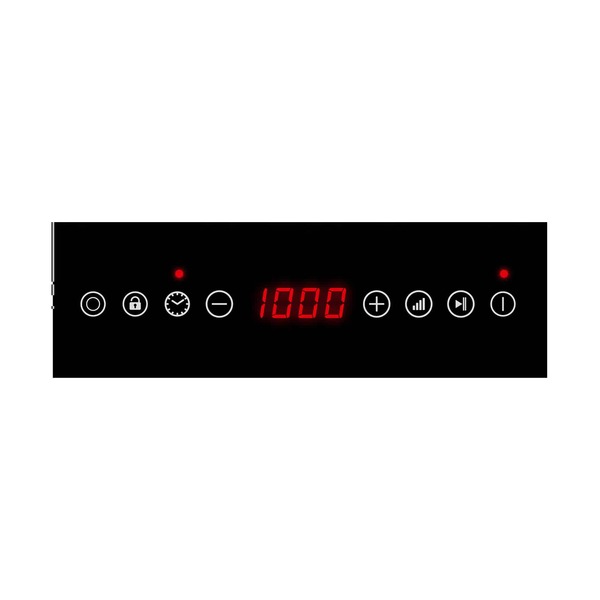 STEBA HK 30 Freestanding Electric Glass-Ceramic Hot Plate, 2 zones, Black / Stainless steel