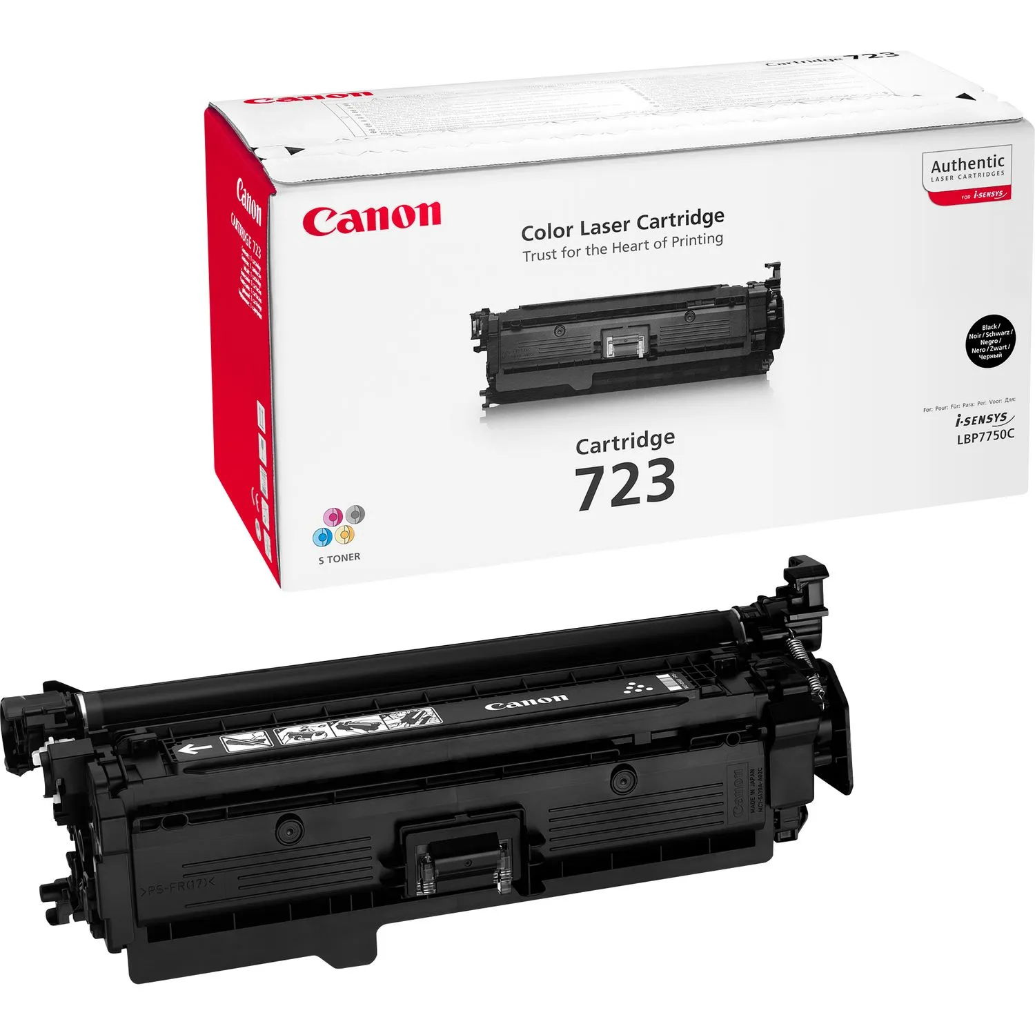 Canon CRG-723BK -laserv&auml;rikasetti, musta