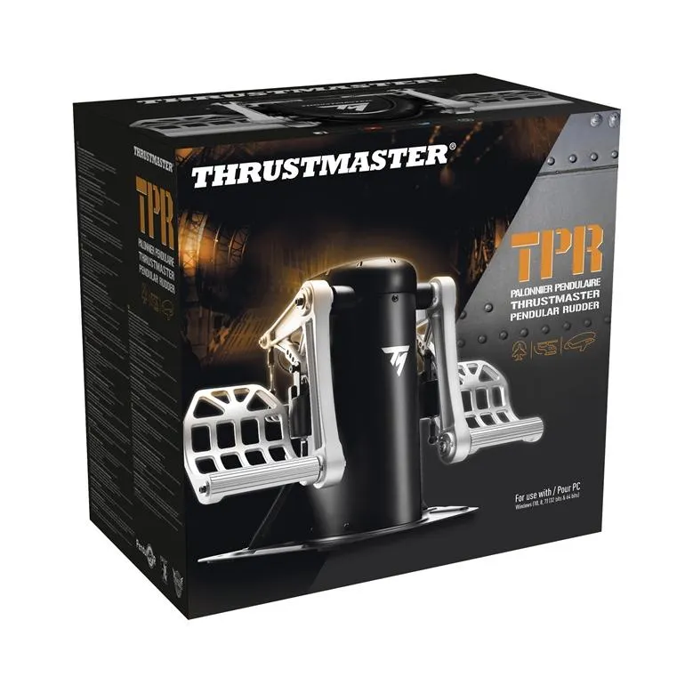 Thrustmaster TPR Rudder -per&auml;sinpolkimet, PC