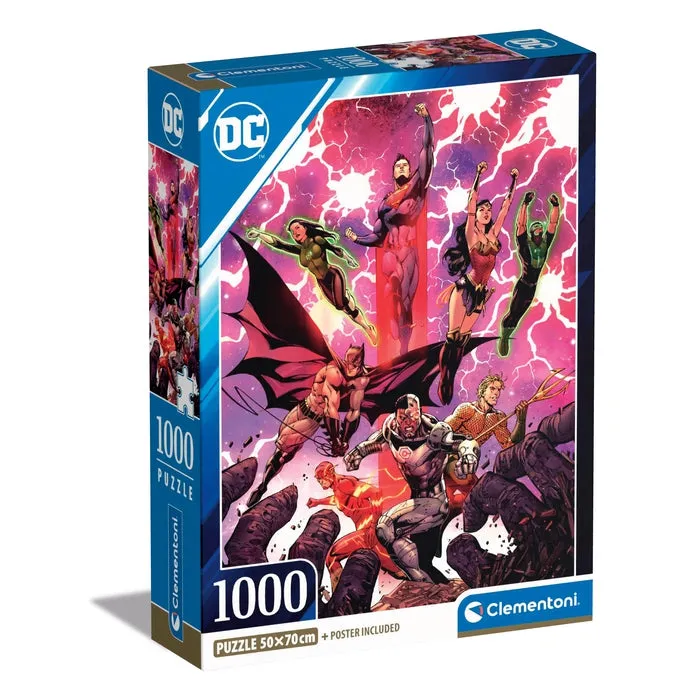Clementoni High Quality Collection DC Comics 2 -palapeli, 1000 palaa