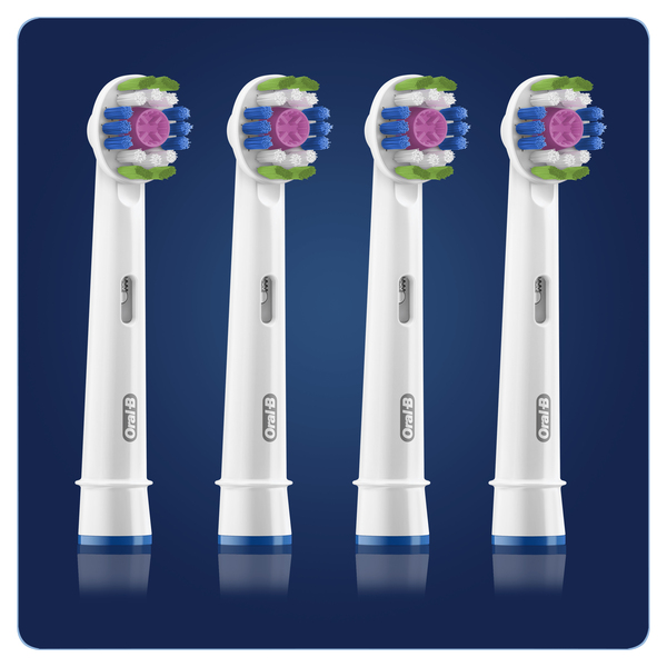 Oral-B 3D White - brush head, 4pcs