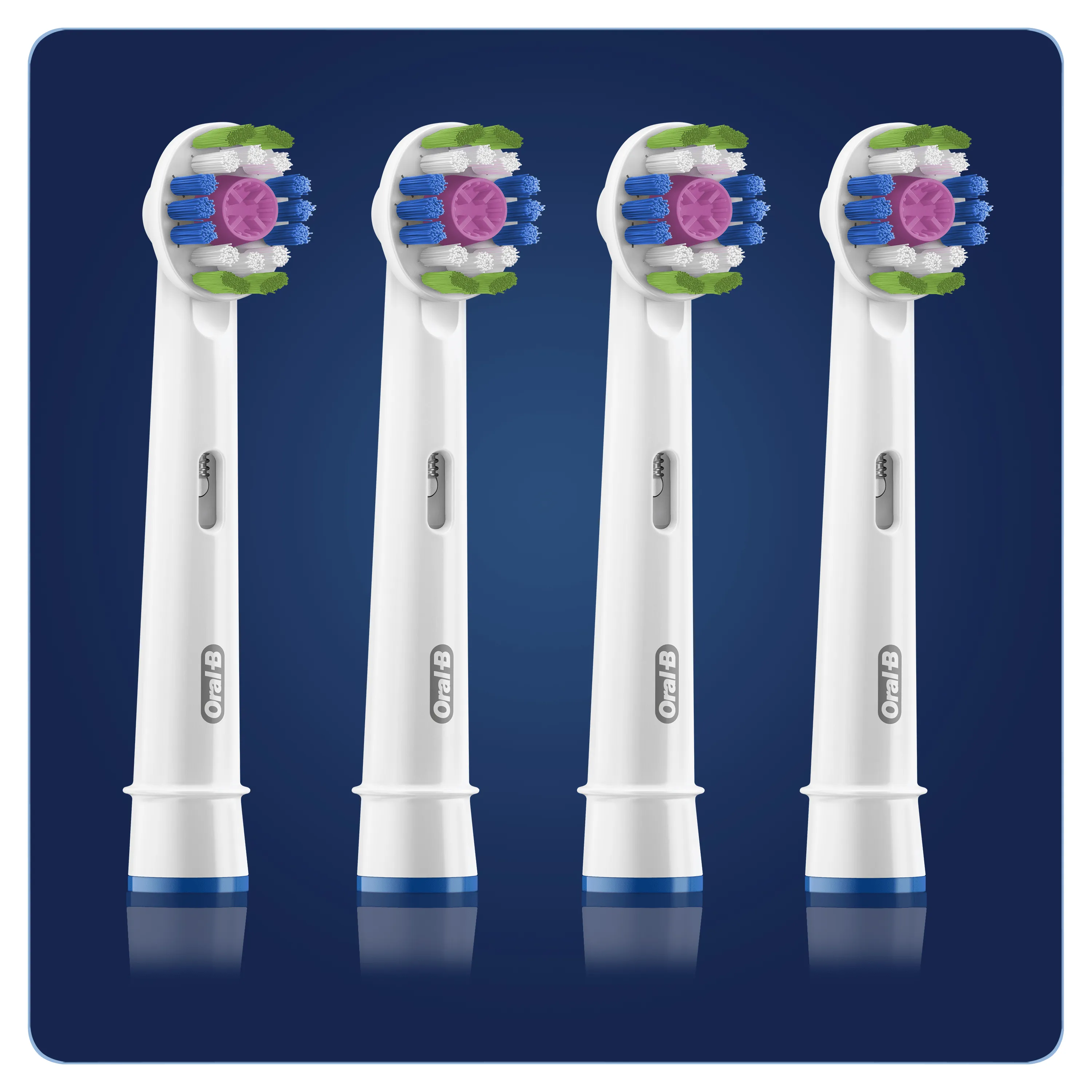 Oral-B 3D White - borsthuvuden, 4 st