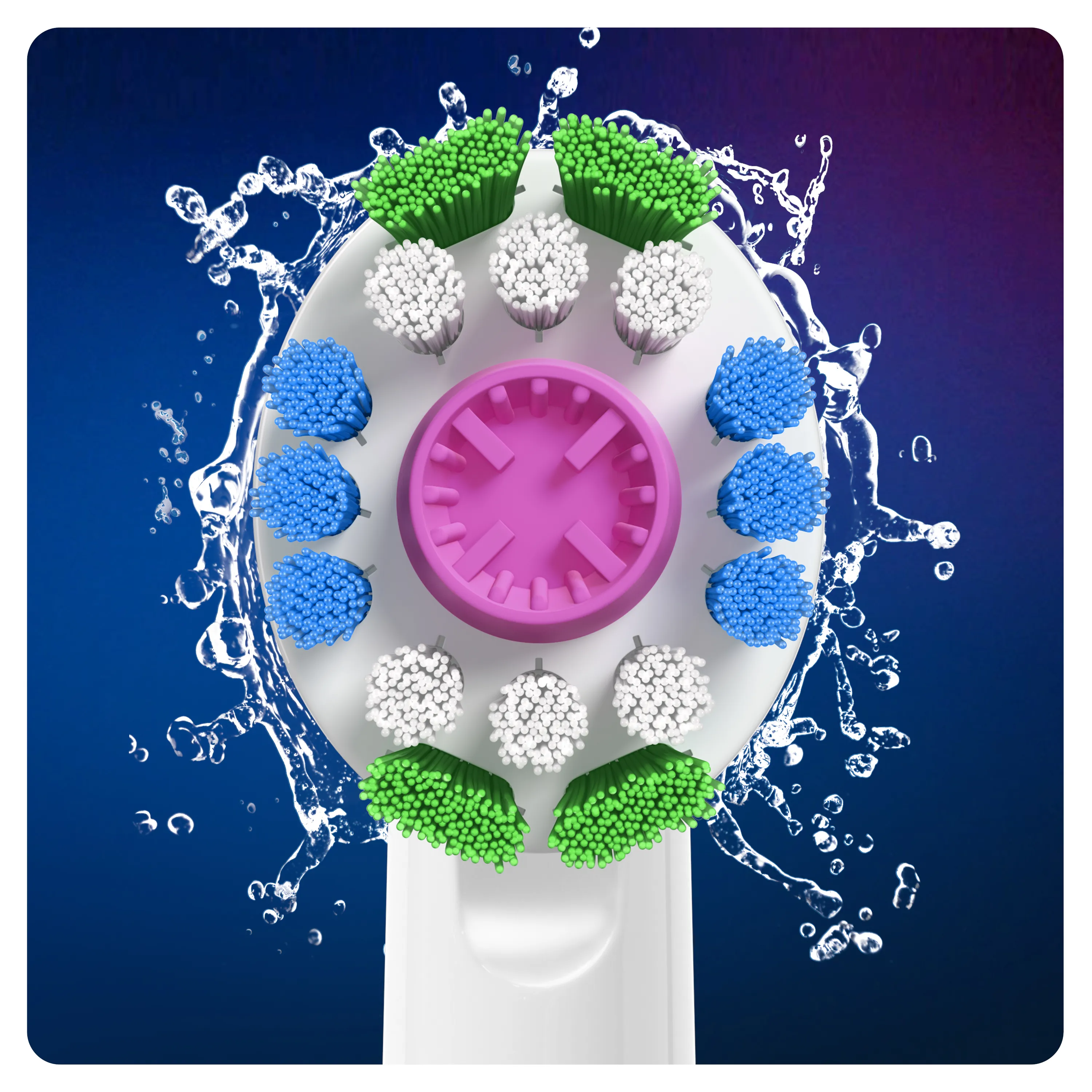 Oral-B 3D White - borsthuvuden, 4 st