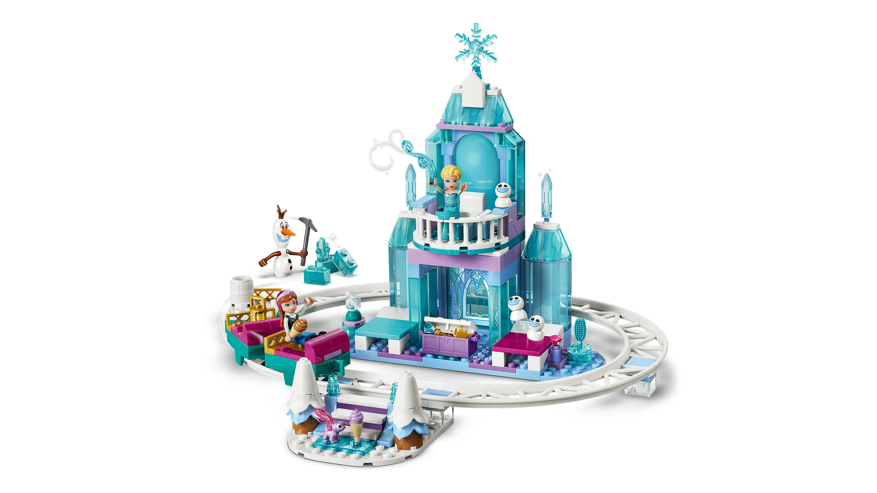 LEGO Disney Elsa's Ice Castle and Snowy Sleigh Adventure 43281