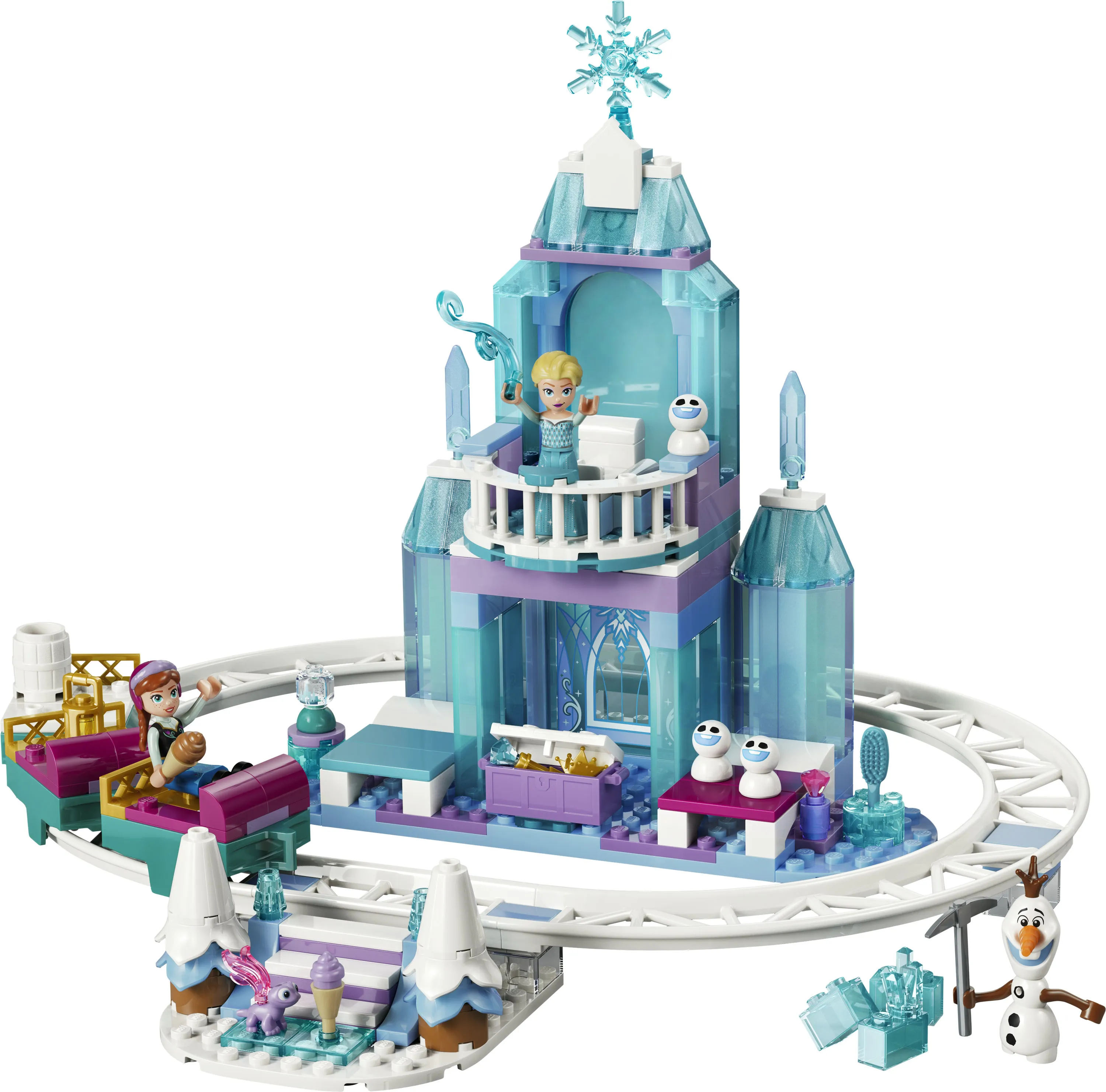 LEGO Disney Elsa's Ice Castle and Snowy Sleigh Adventure 43281
